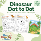 dot to dot printable activity sheets for kids