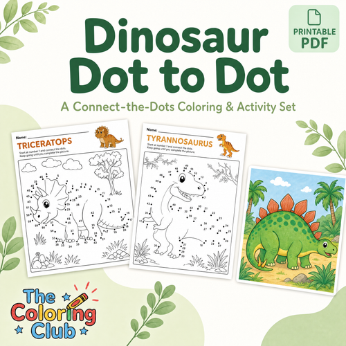 dot to dot printable activity sheets for kids