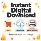 How instant downloads for kids printables work