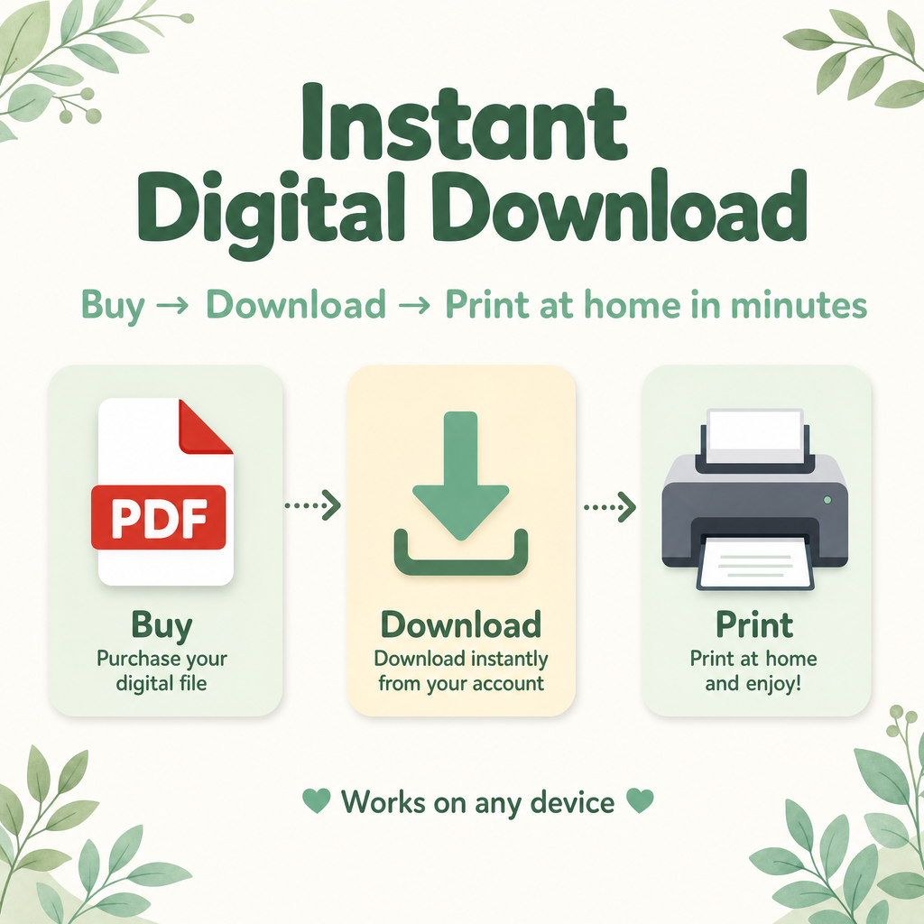 buy, download, and print, printable activity