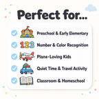 Perfect for teachers, quiet time, travel activity
