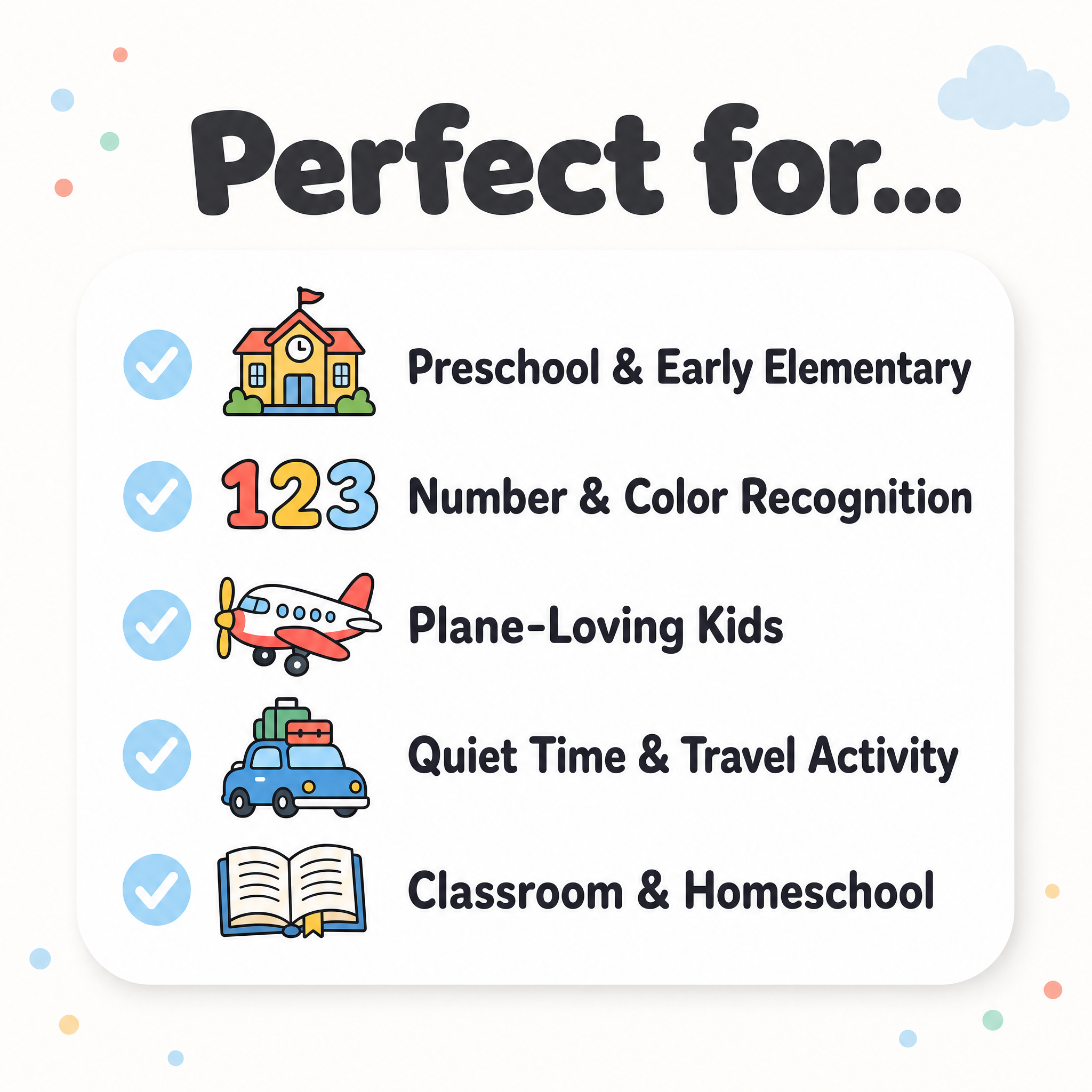 Perfect for teachers, quiet time, travel activity